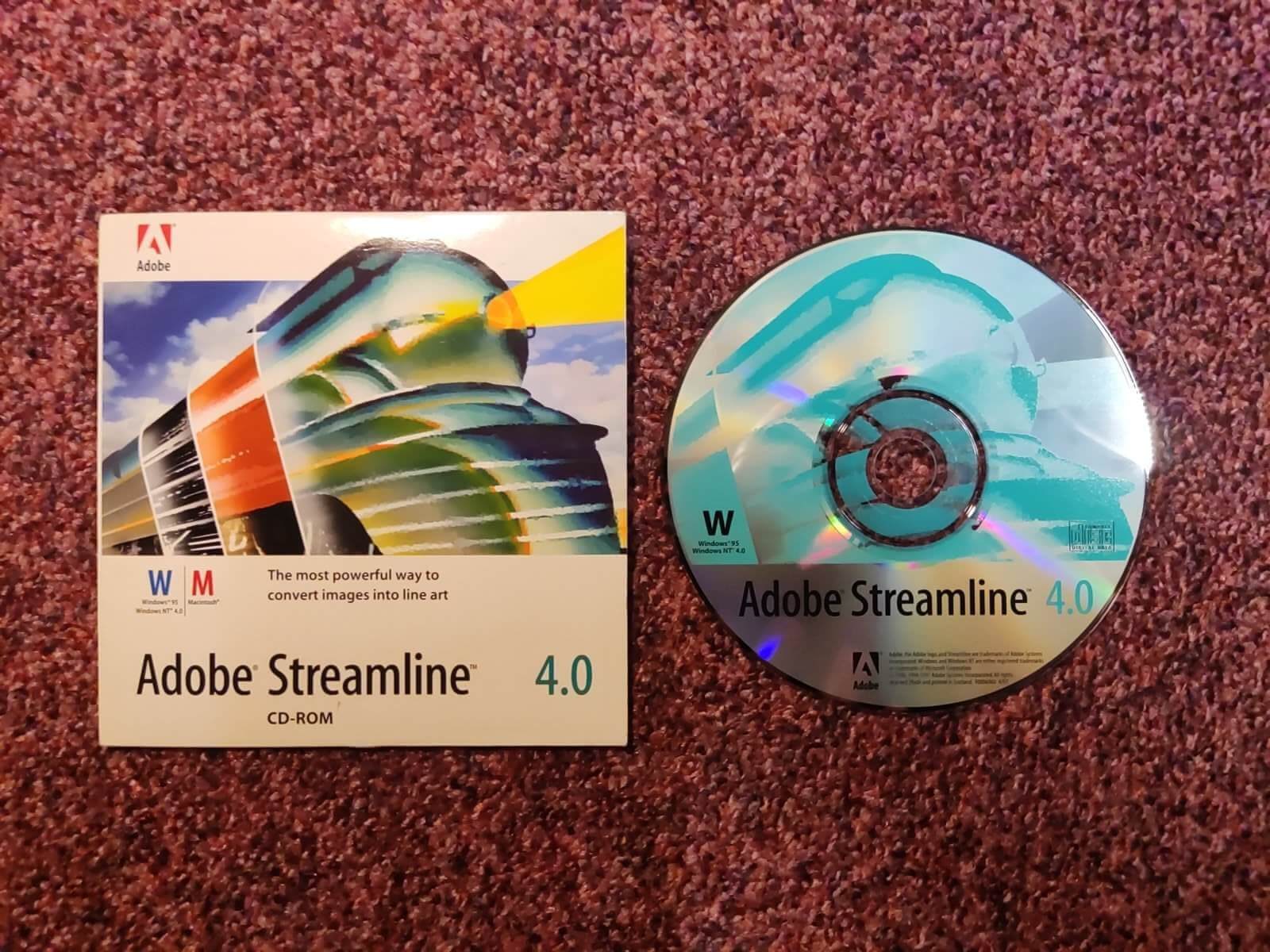Adobe Streamline 4.0 – CD-ROM original – Windows 95 / NT – Image 3