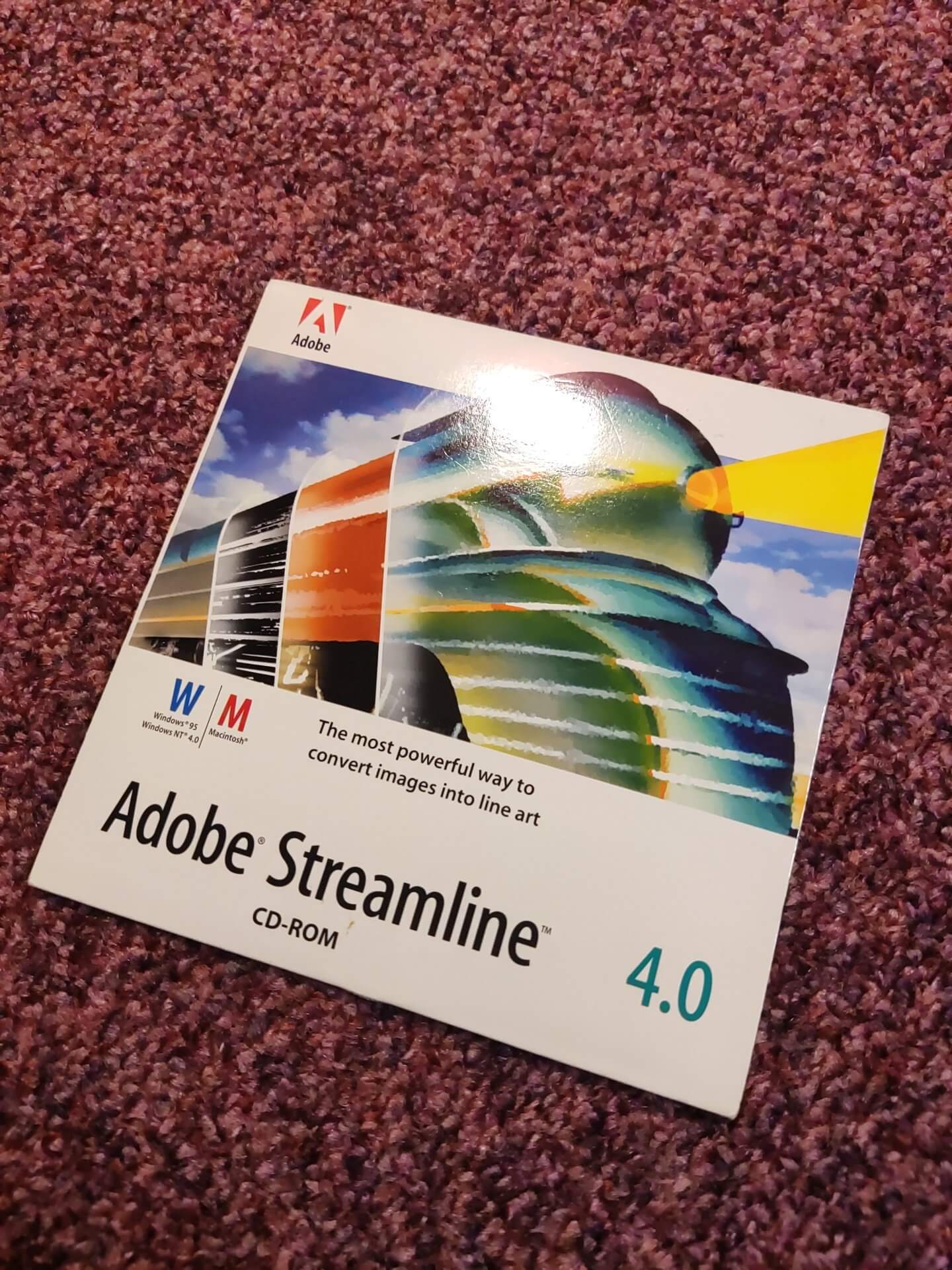 Adobe Streamline 4.0 – CD-ROM original – Windows 95 / NT – Image 2